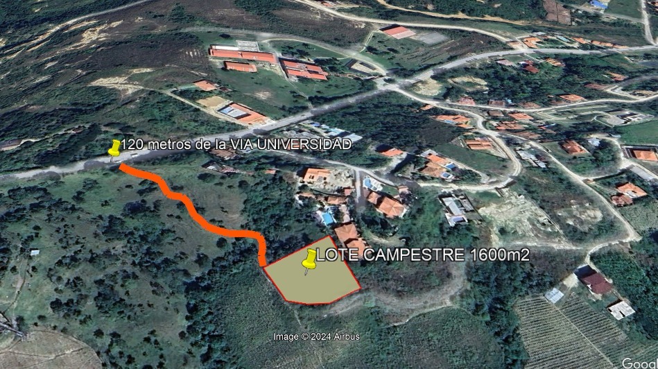 LOTE EN VENTA CONJUNTO CAMPESTRE LA RYOJA  KM 1 VIA A LA UNIVERSIDAD